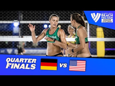 Schneider/Sude vs. Horton/Scoles - Quarter Final Highlights Dubai 2022 #BeachProTour