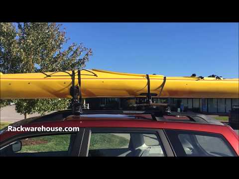 Thule DockGlide 896 Kayak Saddles Carriers for Car Roof Racks