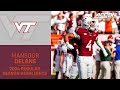 Mansoor Delane 2024 Regular Season Highlights Virginia Tech CB