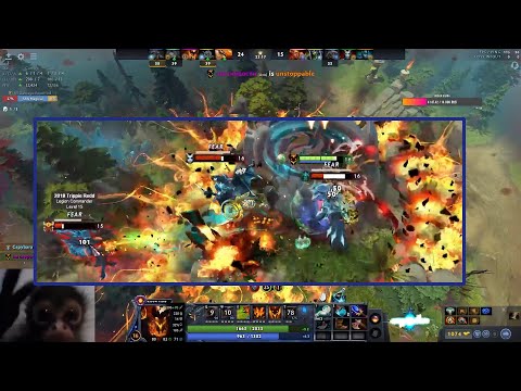 Shadow Fiend waits in front of the Twin Gate to ULT them ALL