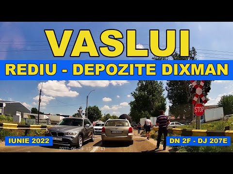 Traseu REDIU - VASLUI soseaua Bacaului video iunie 2022