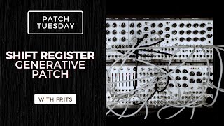 Video thumbnail for Patch Tuesday |  Shift Register Generative Patch | Step 8, Filter 8, Pivot 2 by Joranalogue Audio Design