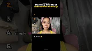 Download lagu Ranking The Best Indonesian Makeup #makeup #shorts #usa mp3