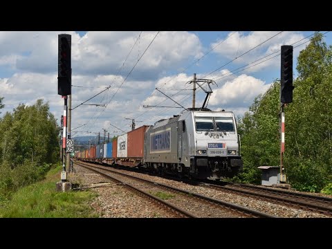 Odklony nákladních vlaků přes západní Čechy - 7.6. - 9.6.2024