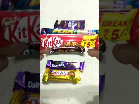 Cadbury 5 Star. DairyMilk. KitKat. Snickers. MilkyBar. Perk. chocolate #shorts