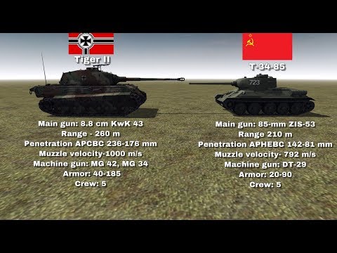 3 Tiger II VS 30 T-34-85 | Men Of War Assault Squad 2
