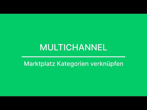 brickfox Tutorial | Marktplatz Kategorien verknüpfen