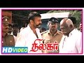Thilagar Tamil Movie | Scenes | Poo Ram destroys Kishore's plantain farm | Dhruvva