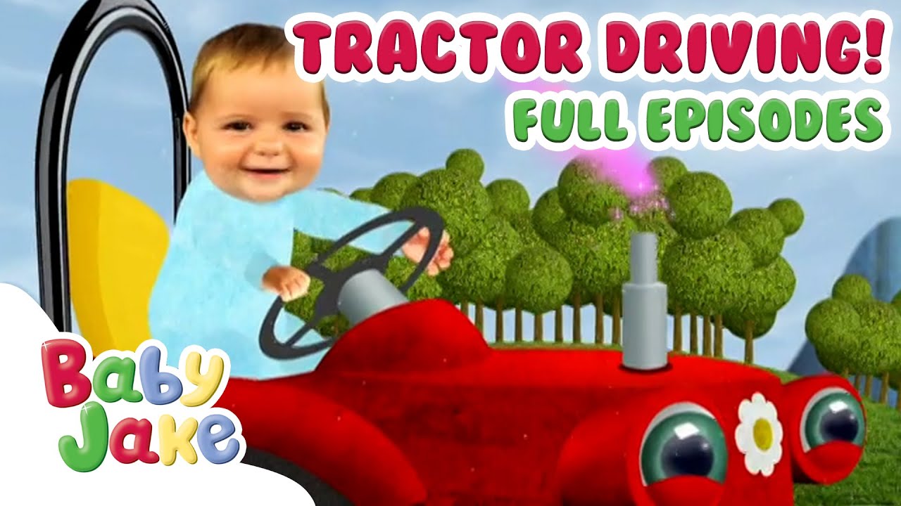 @BabyJakeofficial - 😜 Bumpy Tractor Ride! 🚜 | Full Episode | Yacki Yacki Yoggi