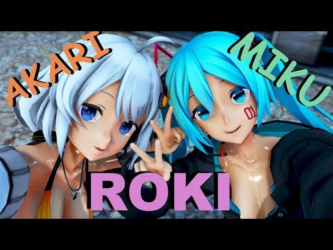 [MMD 4K] 初音ミク・紲星あかりでロキ [紳士用]
