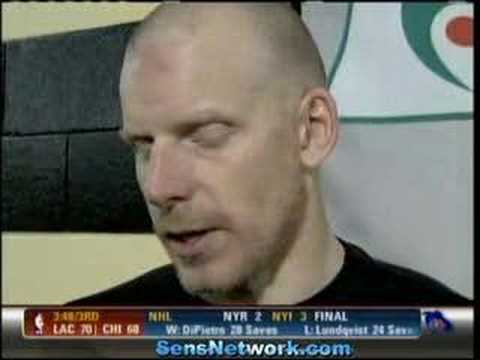 Alfredsson Post-Game Interview vs Leafs - Nov 6