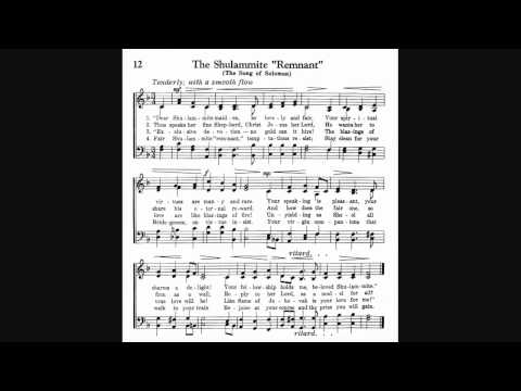 1966 Songbook #012 "The Shulammite Remnant"