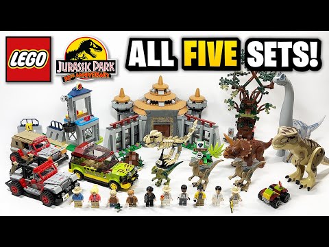 EVERY LEGO Jurassic Park 30th Anniversary Sets Review
