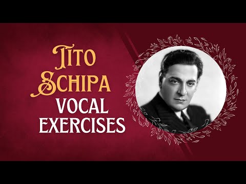 Learn to sing with TITO SCHIPA⭐ | (5 vocal exercises) PART I