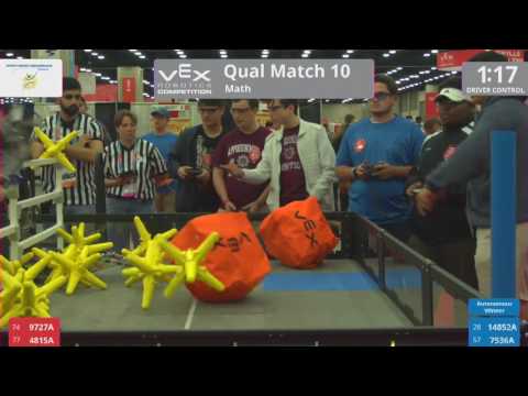 2017 VRC Math Q10 - 9727A 4815A vs 14852A 7536A - 48 to 7