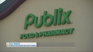 Publix offering giftcards for flu shots