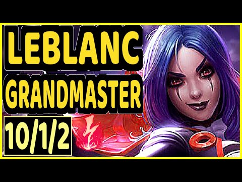 EIKA (LEBLANC) - 10/1/2 KDA MID GAMEPLAY - EUW Ranked GRANDMASTER