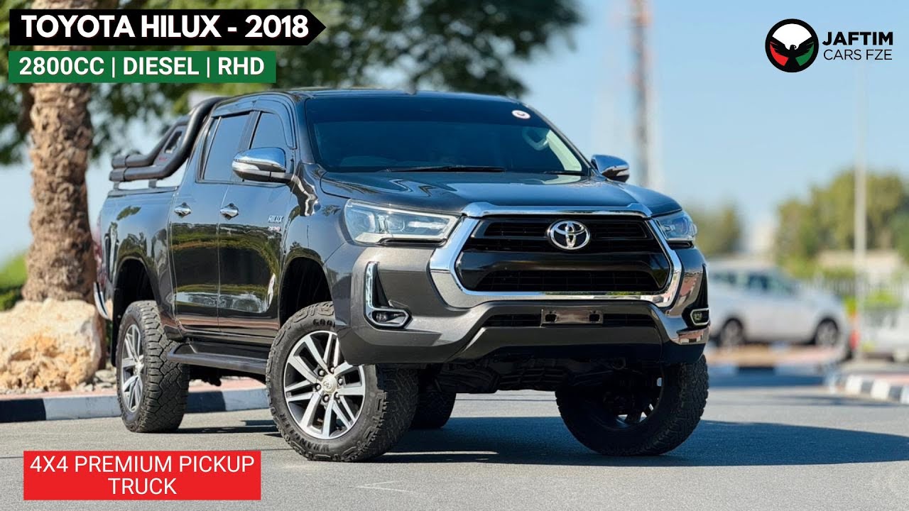 تويوتا هيلوكس PUSH START | DIGITAL AIR CONDITIONER | POWER SEATS | AT | 2.8L DIESEL | RHD video