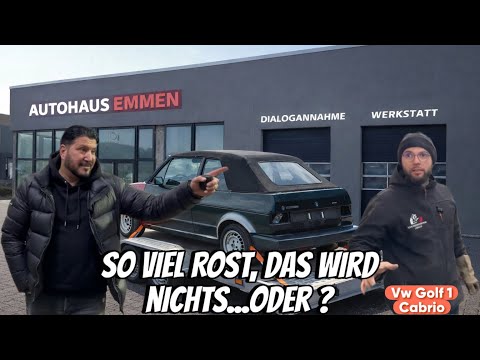 Picking up my Golf 1 Cabriolet… and then THIS: Petrol instead of diesel! 🫣