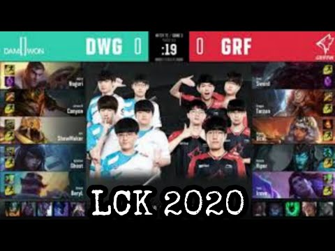 DWG VS GRF LCK 2020