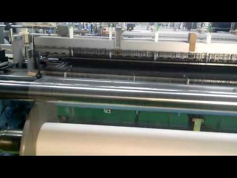 Zebra roller blind fabric weaving process