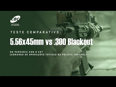 Teste Comparativo: 5.56x45mm vs .300 Blackout com o COT (Comando de Operações Táticas da PF)