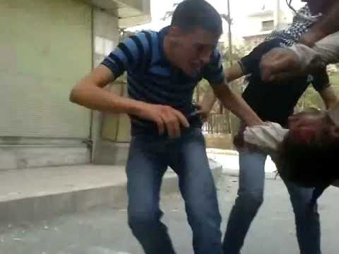 تفريق مظاهرة في صلاح الدين في محافظة حلب