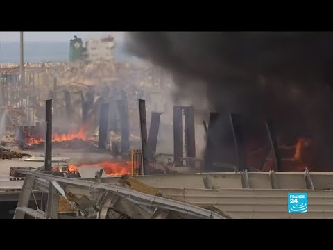 Huge fire breaks out at Beirut port one month after fatal explosion