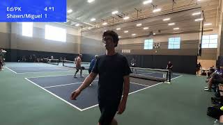 LifeTime Northshore Spring Open 2023 match 2 PK/Ed vs Shawn/Miguel