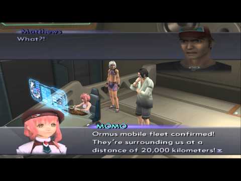 Xenosaga III HD Cutscene 282 - Descent to Planet Michtam (Elsa) - JAPANESE - SWIMSUIT MODE