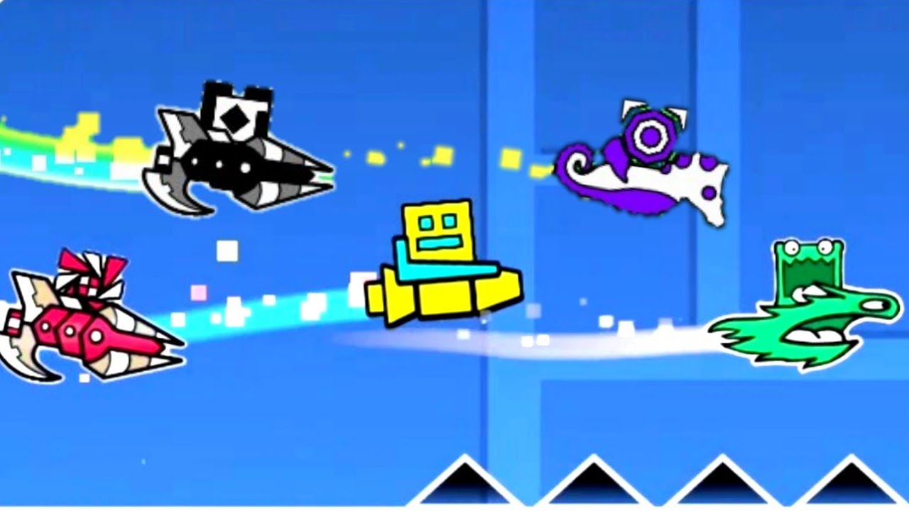 GEOMETRY DASH RACE MODE (Multiplayer)