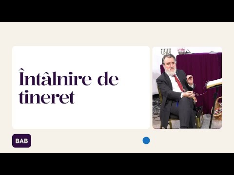 Întâlnire  de tineret I Biserica Adventă Biblică