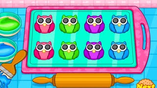 Cook Owl Cookies Games For Kids - Fun Cooking Games for Kids