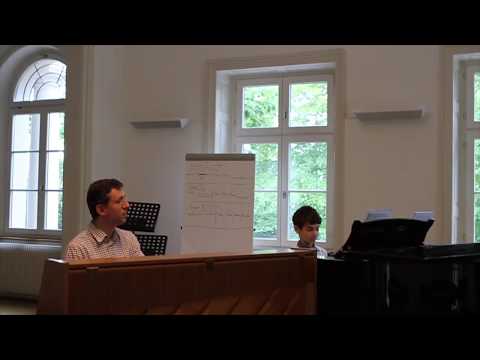 Live Galant Improvisation Ewald Demeyere & Ruben Ghidiceanu (11 y.o)