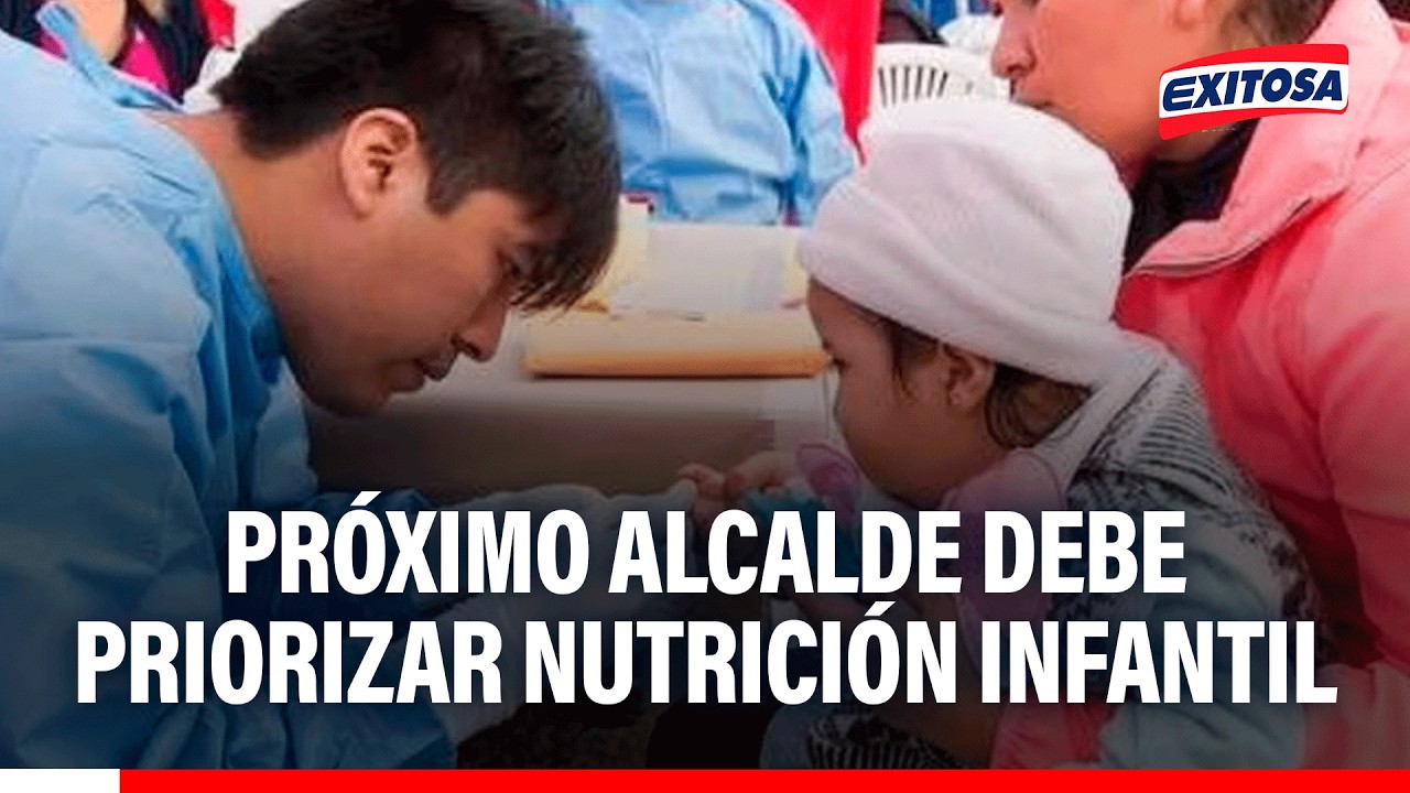 🔴🔵 Anemia afecta al 35% de niños en Lima y piden que próximos alcalde priorice nutrición infantil