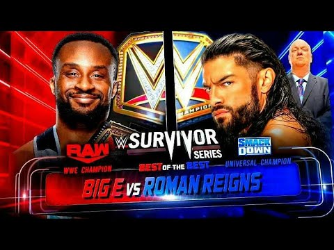 WWE  SURVIVAL SIRIS MECH BIG E .VS. ROMAN  FULL MECHA 2K20