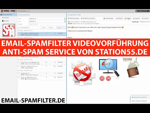 EMAIL-SPAMFILTER-DE - ANTISPAM Service von STATION55.DE - Stoppt SPAM & Viren zuverlässig