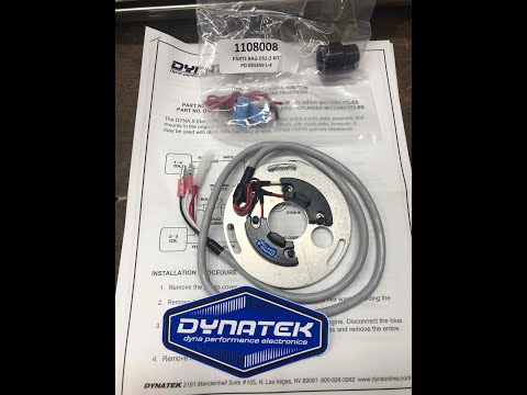 Installation of a Dyna-S ignition on a CB550