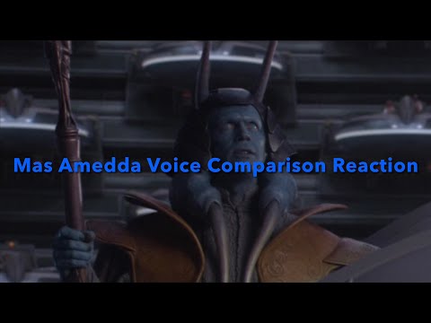 Mas Amedda Voice Comparison Reaction