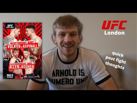 My Post Fight Thoughts After UFC London | Arnold Allen