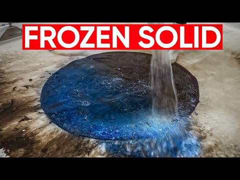 Frozen Solid Rug ! Can It Be Restored ? Satisfying ASMR Carpet Cleaning