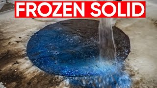 Frozen Solid Rug ! Can It Be Restored ? Satisfying