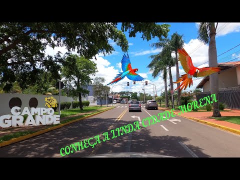 4k-CONHEÇA A LINDA CIDADE MORENA - CAMPO GRANDE MATO GROSSO DO SUL BRASIL