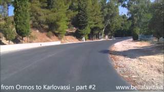 preview picture of video 'samos 2013 driving from Ormos to Karlovassi part2'