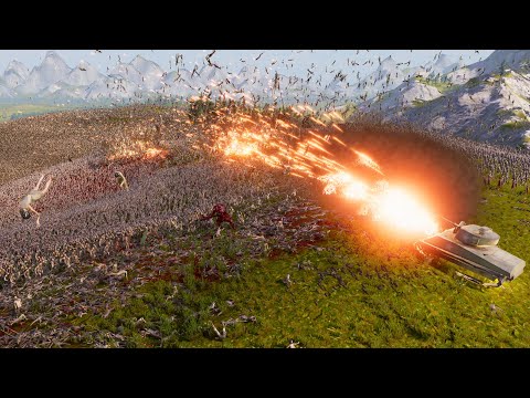 Every UEBS 2 God Unit VS 5 Million Zombies! - Ultimate Epic Battle Simulator 2 UEBS 2