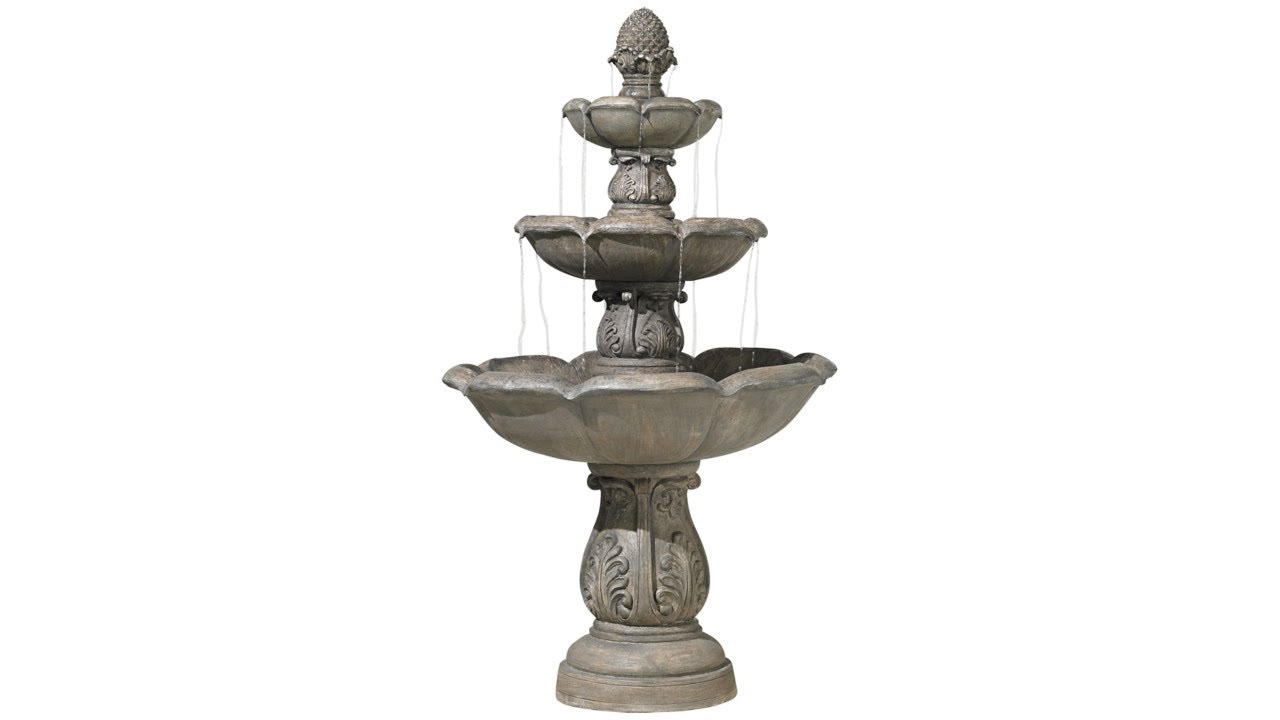 Video 1 Browning Three-Tier Traditional Fountain