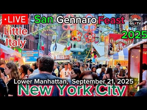 Walking Little Italy During the Feast of San Gennaro — Food, History & Heart Sept 21, 2025