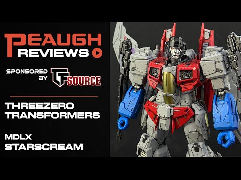Video Review: Threezero Transformers - MDLX STARSCREAM