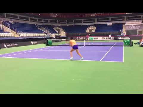 MINSK, hala Čižovka, tréning Kužmová - Šramková