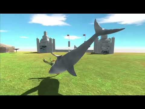 Team Dinosaurs vs Team Aquatics - Animal Revolt Battle Simulator